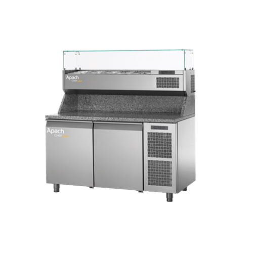 Стол холодильный для пиццы Apach Chef Line LTPZ11TUD32 GN 1/4