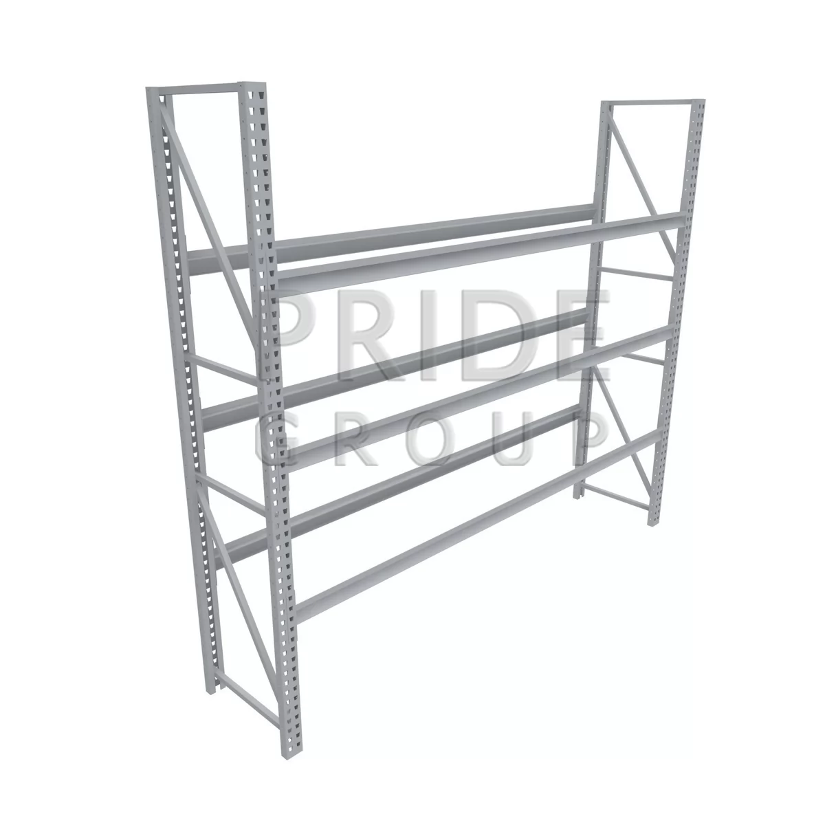 Стеллаж грузовой СГП 1750x600x2000 3 полки без настила